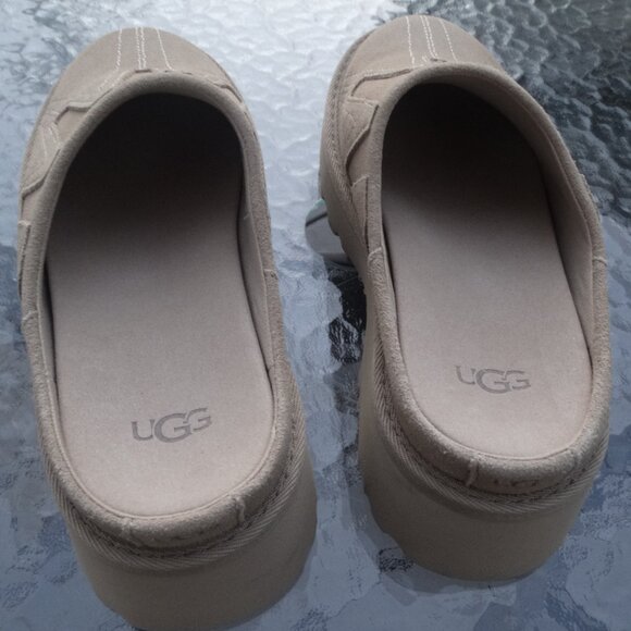 NEW no box UGG New Heights Sunwave Suede Clogs Size 7, Mustard Seed - Picture 4 of 8